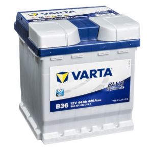 VARTA Akumulator 12V 44Ah 420A BLUE DYNAMIC FIAT desno+