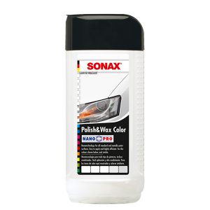 Polir i vosak u boji bela NanoPro SONAX 500ml - 296041