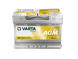 Akumulator 12V-70AH D+ AGM A7 SILVER VARTA